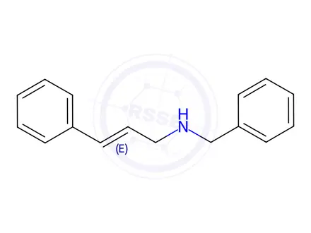Chemical structure of BENZYL-((E)-3-PHENYL-ALLYL)-AMINE