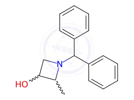 Chemical structure of 1-Benzhydryl-2-methylazetidin-3-ol