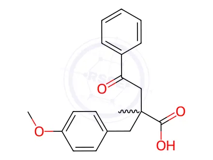 Chemical structure of N-Benzoyl-O,α-dimethyl-DL-tyrosine