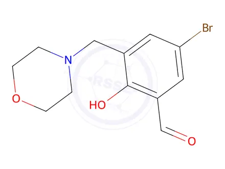 Chemical structure of 5-BROMO-2-HYDROXY-3-(4-MORPHOLINYLMETHYL)BENZALDEHYDE