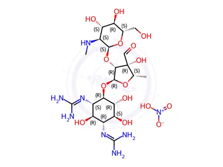 Chemical structure of Streptomycin nitrate