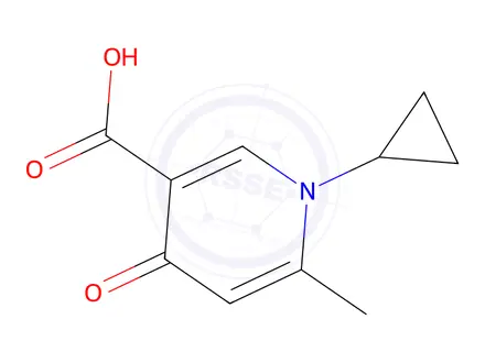 Chemical structure of 1-cyclopropyl-6-methyl-4-oxo-1,4-dihydropyridine-3-carboxylic Acid