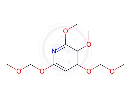 Chemical structure of 2,3-Dimethoxy-4,6-Bis(Methoxymethoxy)Pyridine