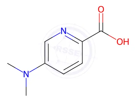 Chemical structure of 5-(dimethylamino)pyridine-2-carboxylic acid