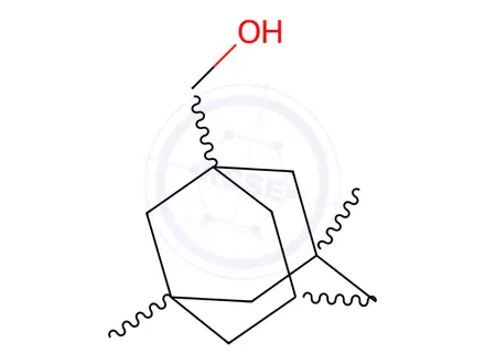 Chemical structure of Adamantane Impurity 100