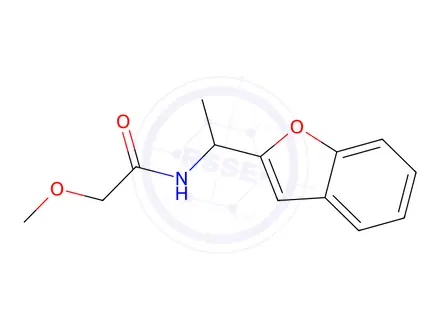 Chemical structure of n-(1-(Benzofuran-2-yl)ethyl)-2-methoxyacetamide