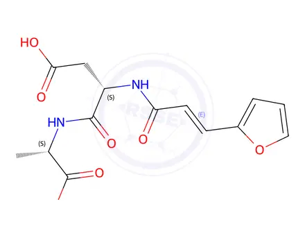 Chemical structure of FA-Asp-Ala-OH