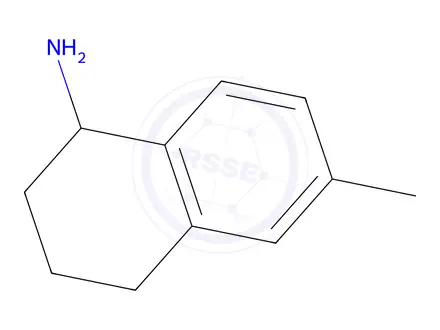 Chemical structure of 6-METHYL-1,2,3,4-TETRAHYDRONAPHTHALEN-1-AMINE