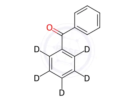 Chemical structure of Benzophenone-2,3,4,5,6-d5