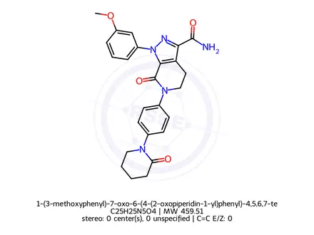 Chemical structure of Apixaban Impurity 440