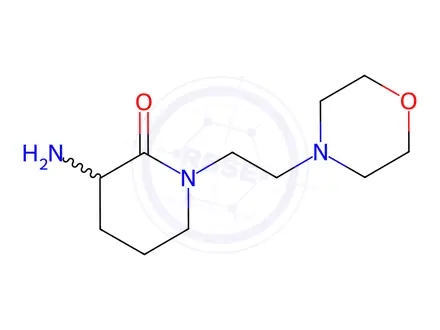 Chemical structure of 3-Amino-1-[2-(morpholin-4-yl)ethyl]piperidin-2-one