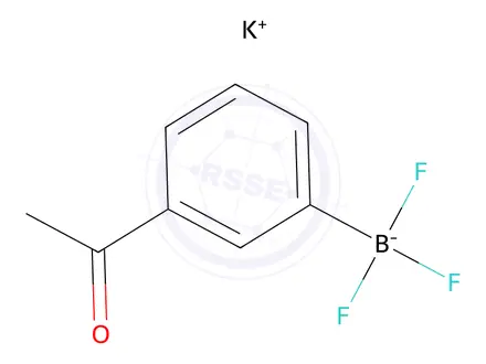 Chemical structure of Potassium (3-acetylphenyl)trifluoroborate