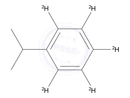 Chemical structure of 2-Phenyl-d5-propane