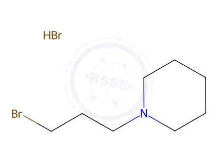 Chemical structure of 1-(3-Bromopropyl)piperidine hydrobromide