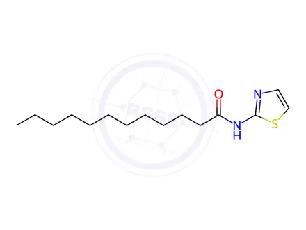 Chemical structure of N-(thiazol-2-yl)dodecanamide