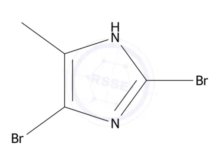 Chemical structure of 2,5-Dibromo-4-methylimidazole