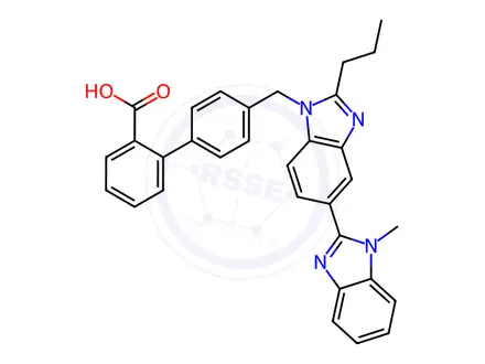 Chemical structure of Telmisartan Impurity 82