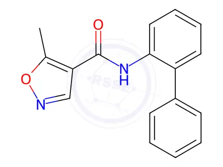 Chemical structure of N-([1,1'-Biphenyl]-2-yl)-5-methylisoxazole-4-carboxamide