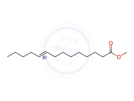Chemical structure of Methyl myristelaidate(C14:1T)