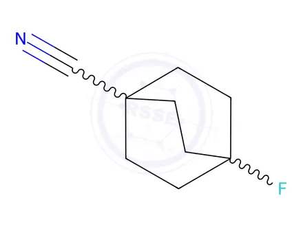 Chemical structure of 4-Fluorobicyclo[2.2.2]octane-1-carbonitrile