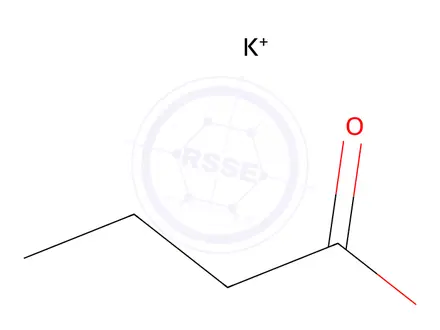 Chemical structure of Sodium Phenylbutyrate Impurity 5 Potassium Salt (Butanoic Acid Potassium Salt)