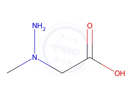 Chemical structure of N-amino-N-methylglycine