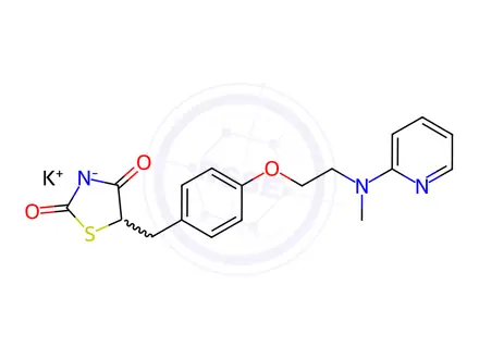 Chemical structure of Rosiglitazone (316371-84-3)