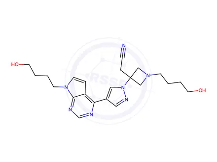 Chemical structure of Ruxolitinib Impurity 89