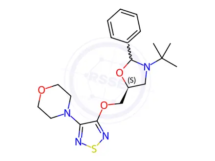 Chemical structure of Timolol Impurity 8