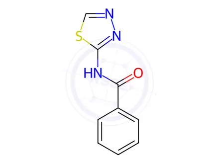 Chemical structure of N-(1,3,4-Thiadiazol-2-yl)benzamide