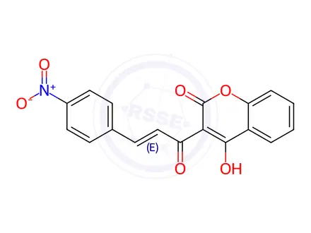 Chemical structure of Acenocoumarol Impurity 11