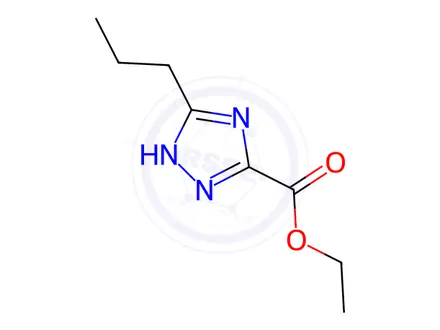 Chemical structure of ethyl 5-propyl-1H-1,2,4-triazole-3-carboxylate