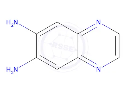 Chemical structure of Quinoxaline-6,7-diamine