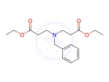 Chemical structure of diethyl 3,3'-(benzylazanediyl)dipropionate