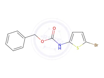 Chemical structure of Benzyl (5-bromothiophen-2-yl)carbamate
