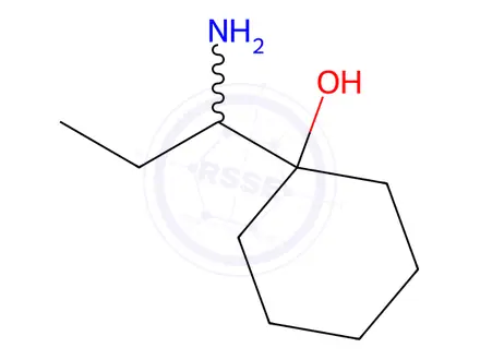 Chemical structure of 1-(1-Aminopropyl)cyclohexan-1-ol