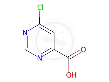 Chemical structure of 6-Chloro-4-pyrimidinecarboxylic acid