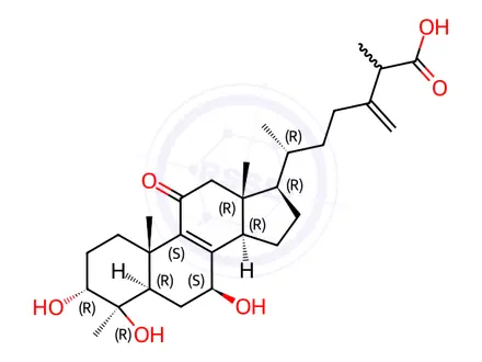 Chemical structure of S-Antcin K;Zhankuic acid K