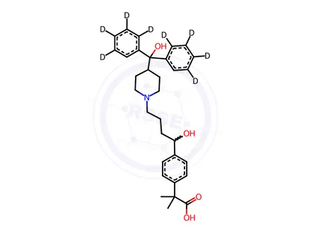 Chemical structure of Fexofenadine-D10