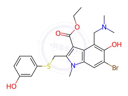 Chemical structure of Arbidol analog