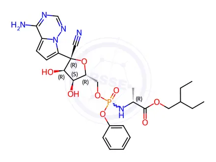 Chemical structure of Remdesivir Impurity 106