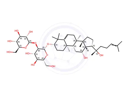 Chemical structure of 20(R)Ginsenoside Rg3