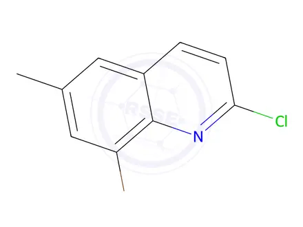 Chemical structure of 8-Bromo-2-chloro-6-methylquinoline