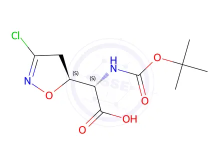 Chemical structure of N-tert-Butoxycarbonyl Acivicin