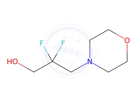 Chemical structure of 2,2-Difluoro-3-morpholinopropan-1-ol