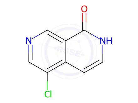 Chemical structure of 5-Chloro-2,7-naphthyridin-1(2H)-one