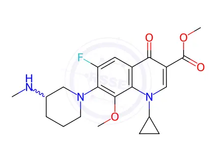 Chemical structure of Balofloxacin Impurity 10