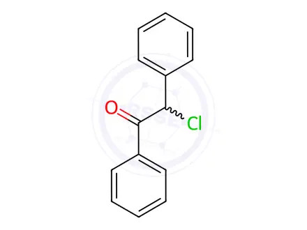 Chemical structure of 2-chloro-1,2-diphenylethanone