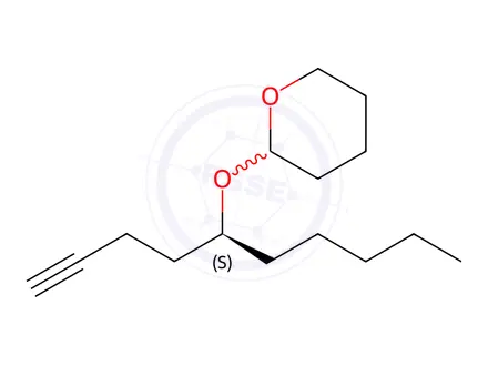 Chemical structure of 2-[(5S)-Dec-1-yn-5-yloxy]oxane