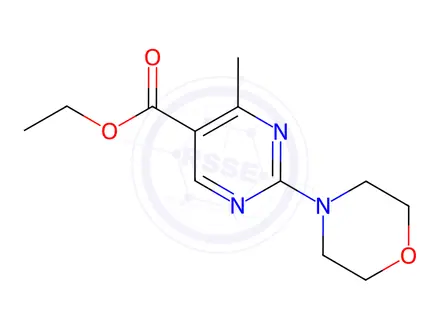 Chemical structure of Ethyl 4-methyl-2-morpholinopyrimidine-5-carboxylate